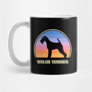 Welsh Terrier Vintage Sunset Dog Mug